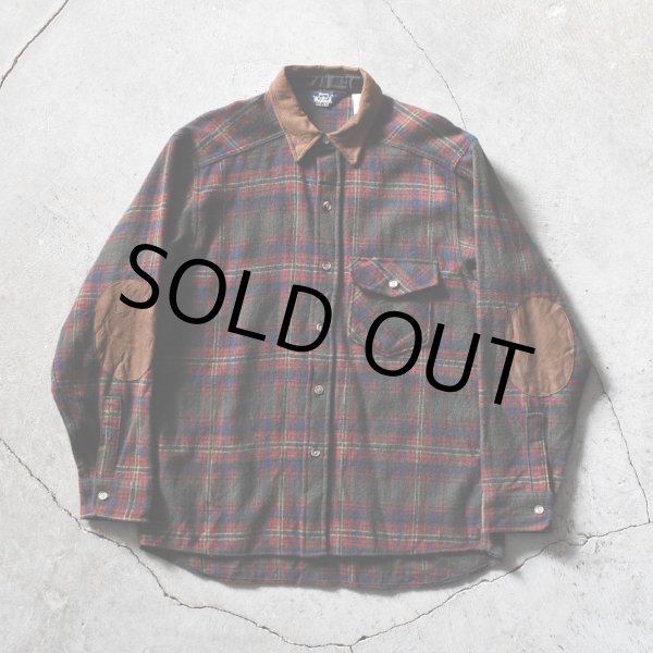 画像1: 1980s Woolrich ウールシャツ　 "MADE IN USA"　 表記L  (1)
