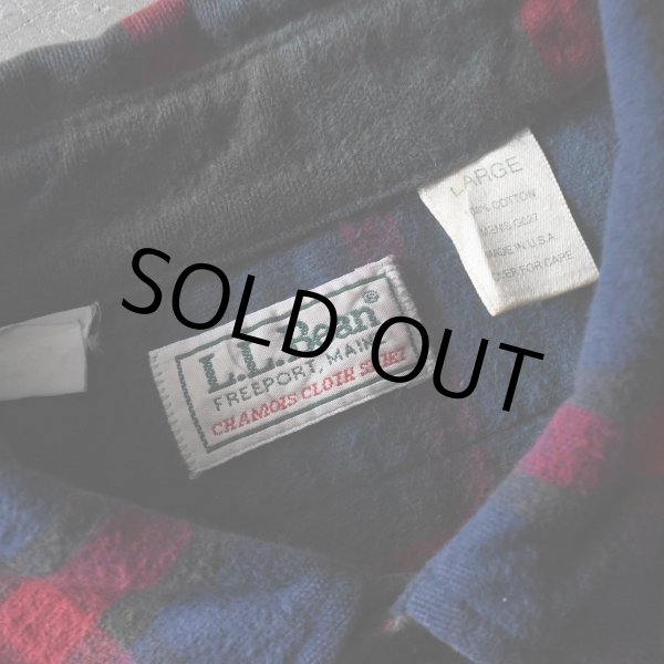 画像3: 1980s L.L.Bean シャモアクロスシャツ　 "MADE IN USA"　 表記L  (3)