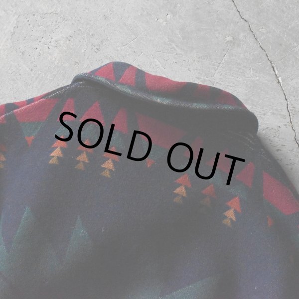 画像15: 1990s PENDLETON ネイティブ柄ウールジャケット　 "MADE IN USA"　 表記L  (15)