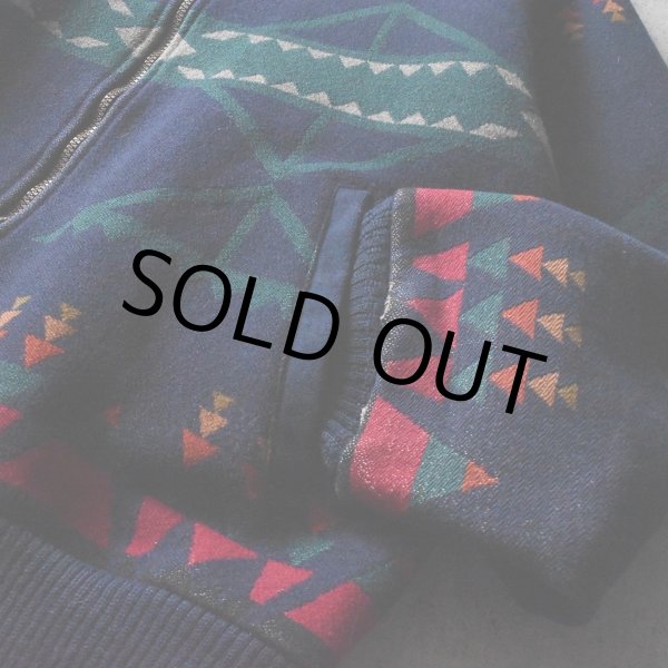 画像7: 1990s PENDLETON ネイティブ柄ウールジャケット　 "MADE IN USA"　 表記L  (7)