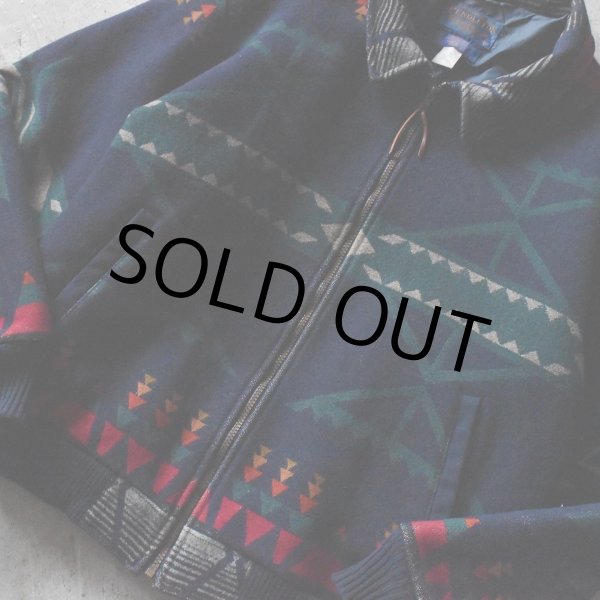 画像5: 1990s PENDLETON ネイティブ柄ウールジャケット　 "MADE IN USA"　 表記L  (5)