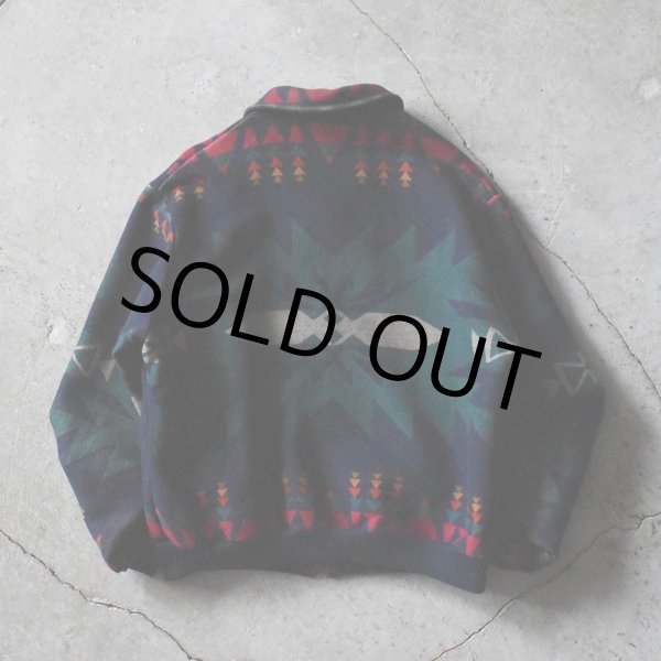 画像2: 1990s PENDLETON ネイティブ柄ウールジャケット　 "MADE IN USA"　 表記L  (2)