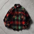 画像1: 1960s MELTON ウールシャツ　 "MADE IN USA"　 実寸L  (1)