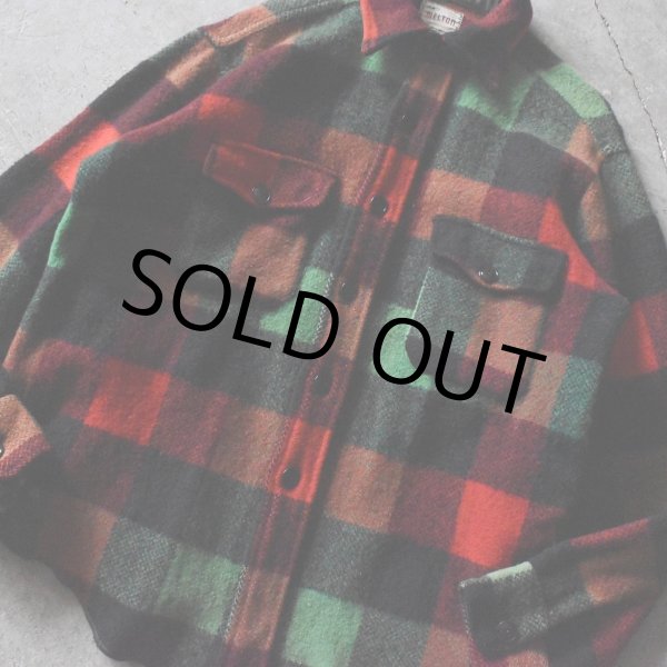 画像5: 1960s MELTON ウールシャツ　 "MADE IN USA"　 実寸L  (5)