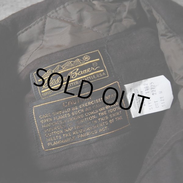 画像2: DEAD STOCK　 1980s EDDIE BAUER シャモアクロスシャツ　 "MADE IN USA"　 表記M  (2)