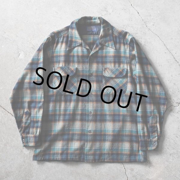 画像1: 1970s PENDLETON ウールシャツ　 "MADE IN USA"　 表記L  (1)
