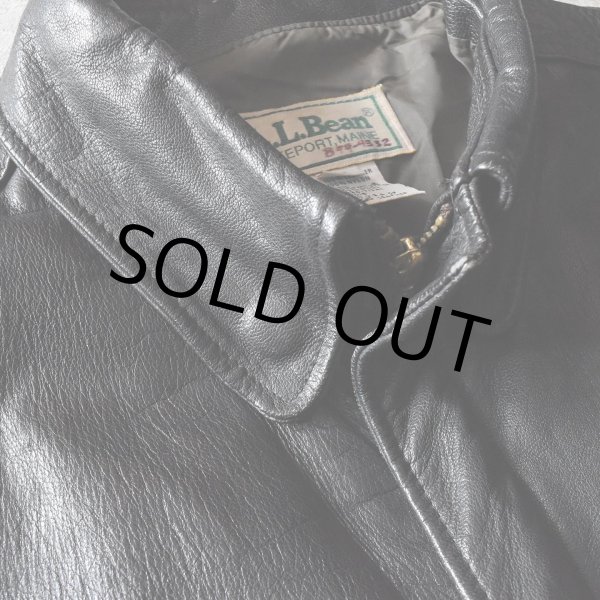 画像6: 1990s L.L.Bean A-2 TYPE レザージャケット　 "MADE IN USA"　 表記L  (6)