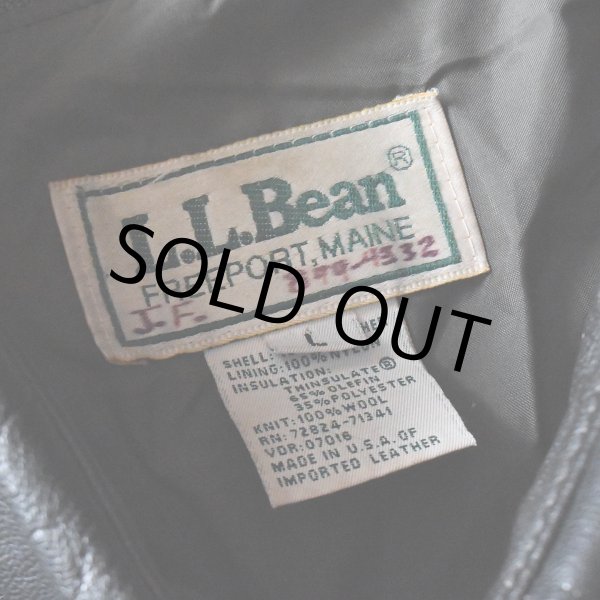 画像3: 1990s L.L.Bean A-2 TYPE レザージャケット　 "MADE IN USA"　 表記L  (3)