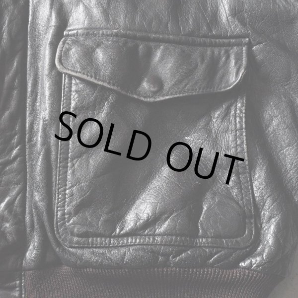 画像10: 1990s L.L.Bean A-2 TYPE レザージャケット　 "MADE IN USA"　 表記L  (10)