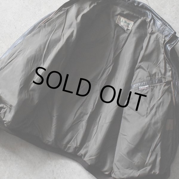 画像20: 1990s L.L.Bean A-2 TYPE レザージャケット　 "MADE IN USA"　 表記L  (20)