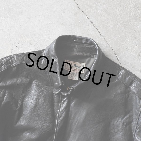 画像5: 1990s L.L.Bean A-2 TYPE レザージャケット　 "MADE IN USA"　 表記L  (5)