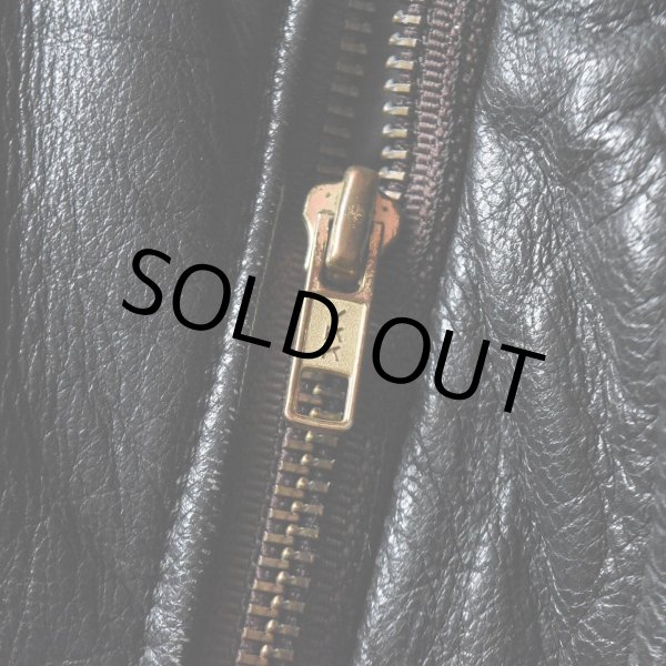 画像8: 1990s L.L.Bean A-2 TYPE レザージャケット　 "MADE IN USA"　 表記L  (8)