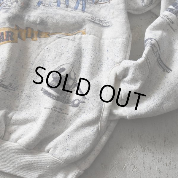 画像9: 1990s ART UNLIMITED アメリカ南北戦争 総柄スウェット　 実寸L  (9)