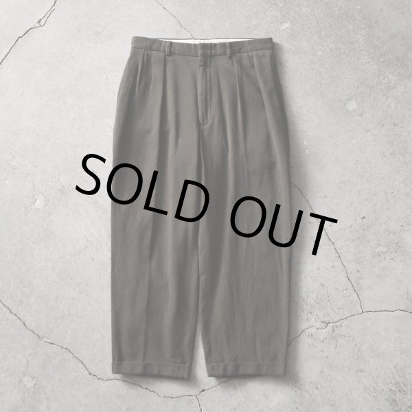 画像1: 1990s Polo by Ralph Lauren コットン2タックパンツ　 表記33×30  (1)