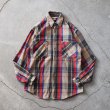画像1: 1990s ST JOHN'S BAY ヘビーネルシャツ　 "MADE IN USA"　 表記M-TALL  (1)
