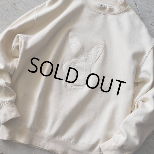 画像4: PLAYBOY バニーロゴ スウェット　 表記S  (4)