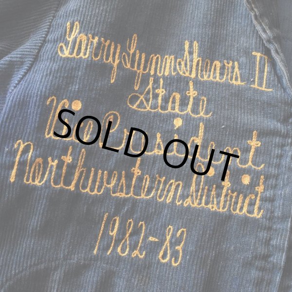 画像8: 1980s FFA コーデュロイジャケット　 "WEST VIRGINIA"　 表記36  (8)