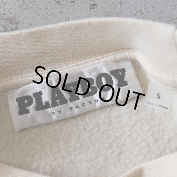 画像3: PLAYBOY バニーロゴ スウェット　 表記S  (3)