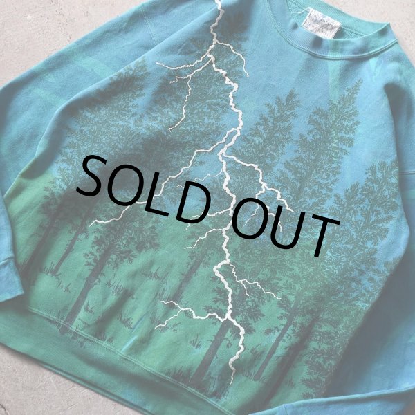 画像6: 1990s LOCAL COLOR 総柄アートスウェット　 "MADE IN USA"　 表記XL  (6)