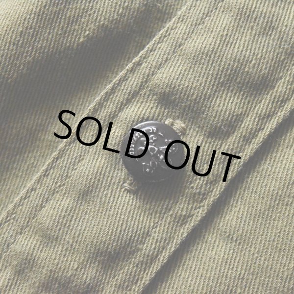 画像7: 1940s BSA BOY SCOUTS マチ付きシャツ　 "チェンジボタン"　 実寸ML  (7)