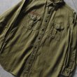 画像5: 1940s BSA BOY SCOUTS マチ付きシャツ　 "チェンジボタン"　 実寸ML  (5)
