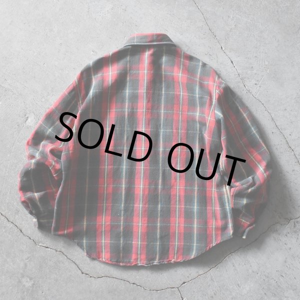 画像2: 1980s ヘビーネルシャツ　 実寸L  (2)