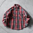 画像1: 1980s ヘビーネルシャツ　 実寸L  (1)