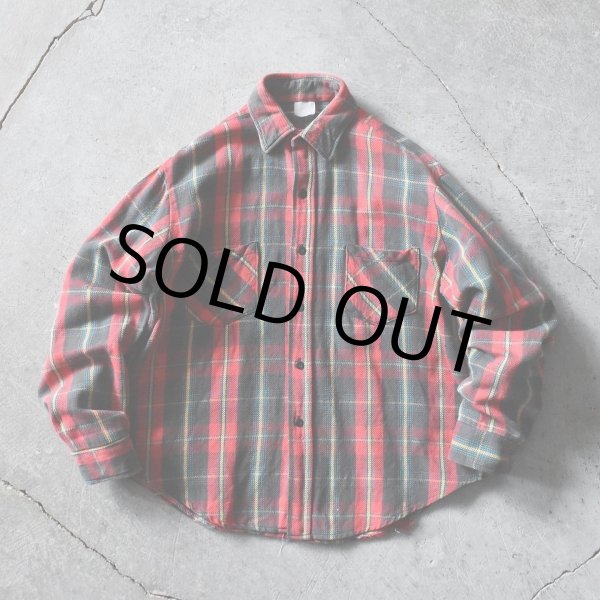 画像1: 1980s ヘビーネルシャツ　 実寸L  (1)