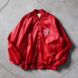 画像2: 1990s Eddie's Fabulous 50's ナイロンサテンジャケット　 "MADE IN USA"　 表記2XL  (2)