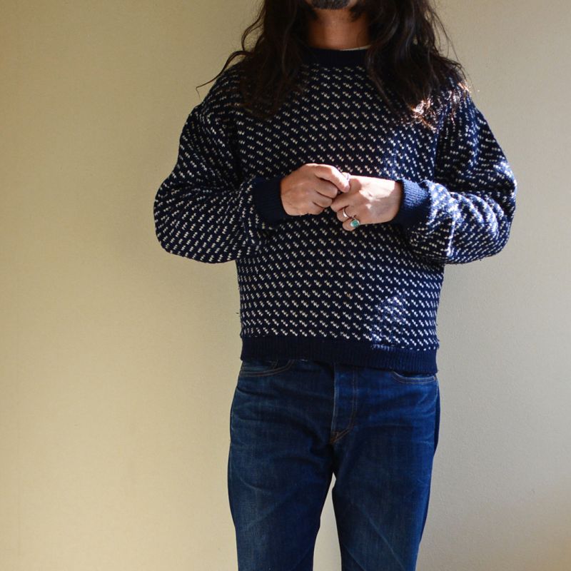 新着!!〝80s L.L.Bean Birdseye Sweater /MADE IN NORWAY〟販売開始です。