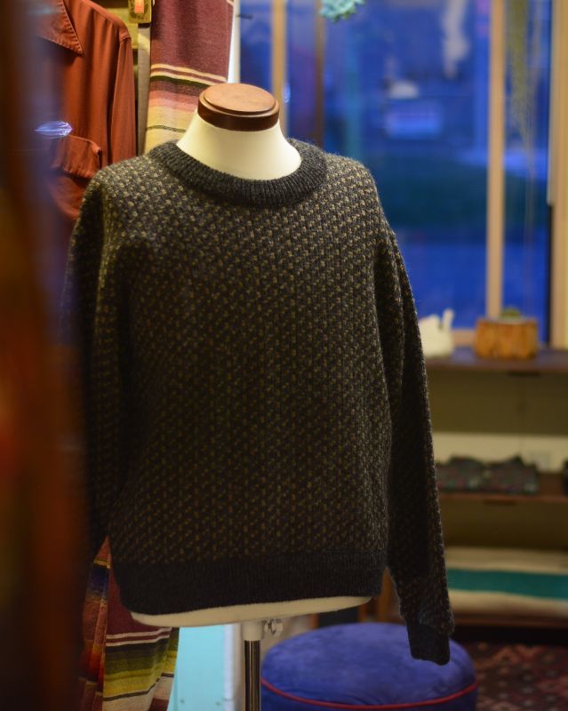 新着!!〝80s-90s L.L.Bean Birdseye Sweater /MADE IN NORWAY〟一般 