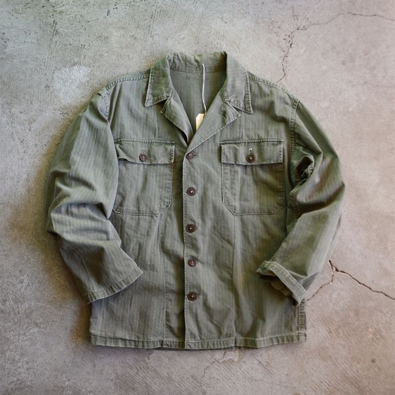 新着!!〝40-50s US.ARMY M-47 HBT Utility Shirt〟一般販売開始です。