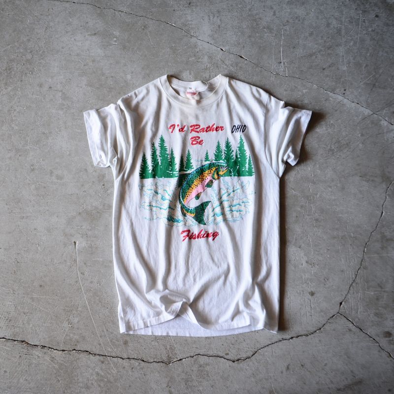 新着!!〝80s I'ｄ Rather Be Fishing T-SHIRT〟一般販売開始です。  