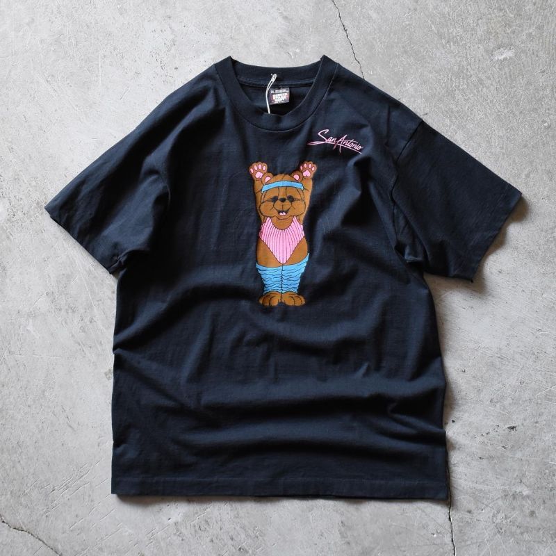 新着!!〝80s クマさんエアロビ T-SHIRT /MADE IN USA〟一般販売開始です。