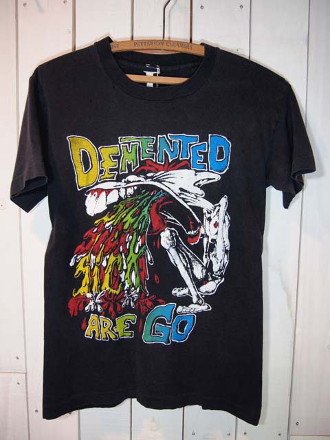 UKサイコビリー大御所!!1980s?DEMENTED ARE GO?Tシャツ - 古着屋
