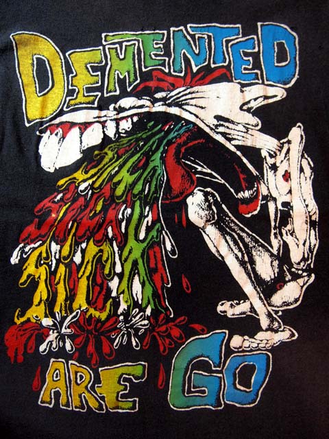 UKサイコビリー大御所!!1980s?DEMENTED ARE GO?Tシャツ - 古着屋 