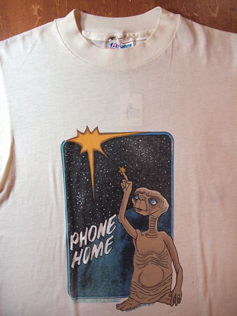 1980s【Hanes】?E.T.?Tシャツ - 古着屋HamburgCafe