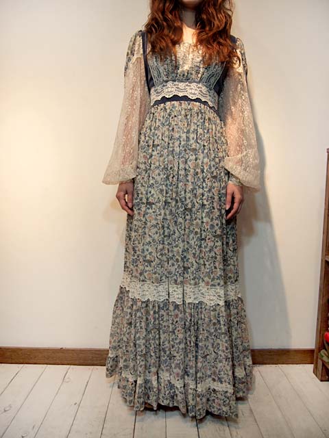 GUNNE SAX 花柄ワンピース