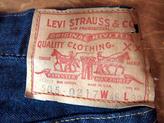SALE!! 1960s【LEVI'S】551ZXX-505BigEダブルネーム(ワンウォッシュ 