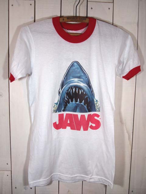 ③ jaws tシャツ ジョーズ 映画 ビンテージ XL リンガー-