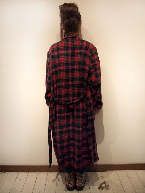 PENDLETON ペンドルトン ウールチェックガウンレッド 60s 70s