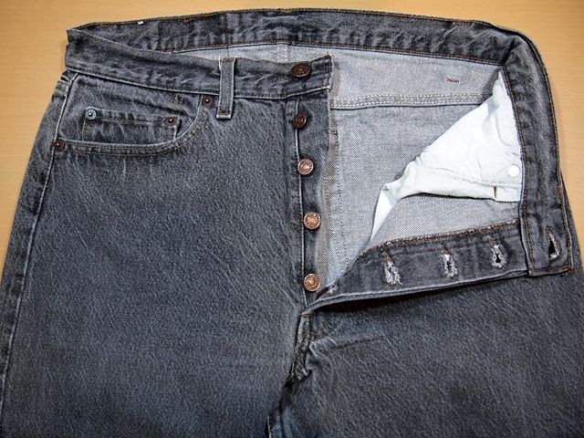 USA製【LEVI'S】501ブラック W34 - 古着屋HamburgCafe