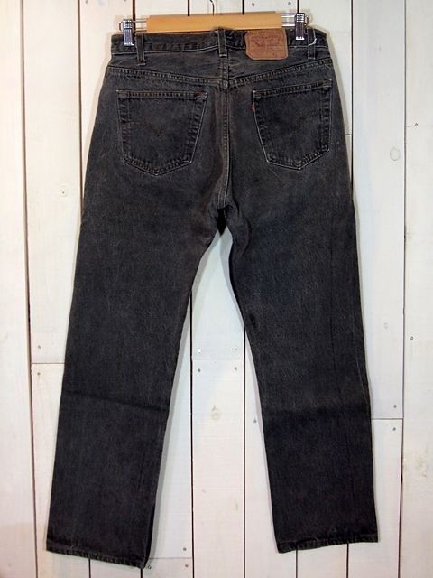 USA製【LEVI'S】501ブラック W34 - 古着屋HamburgCafe