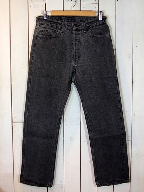 USA製【LEVI'S】501ブラック W34 - 古着屋HamburgCafe