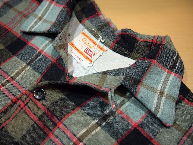 最終値下げ【50s〜60s Levi's】Styled by LEVIS ウールシャツ