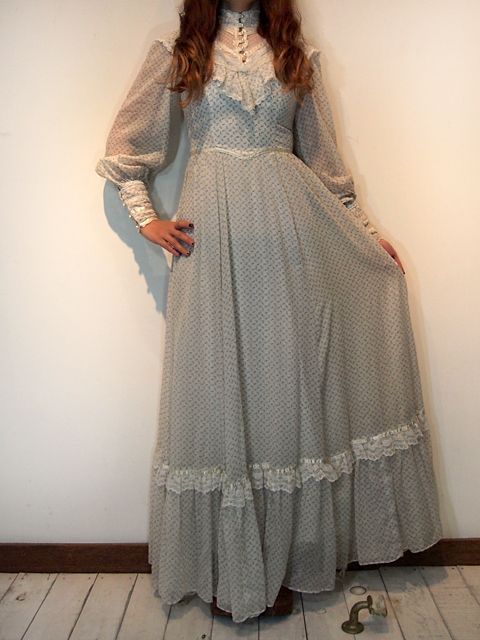 Gunne Sax ガンネサックス ワンピース 古着屋hamburgcafe