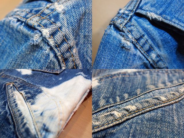 1960s【Wrangler】縦ベル24MJZデニムジャケット Size36 - 古着屋