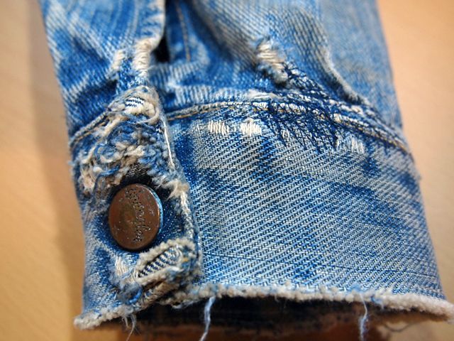 1960s【Wrangler】縦ベル24MJZデニムジャケット Size36 - 古着屋