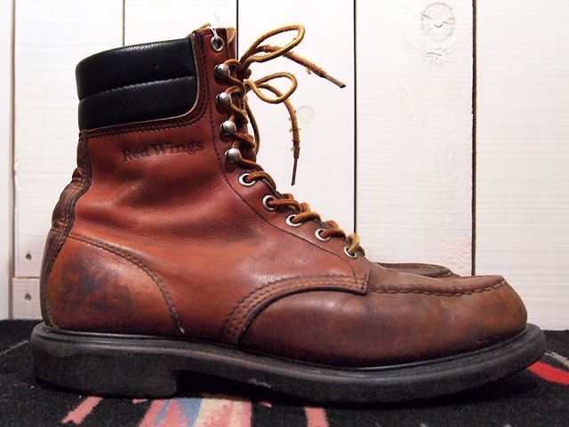 88年製【REDWING】404スーパーソールワークブーツ 9D - 古着屋HamburgCafe