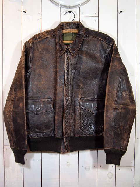 【vintage】40s USAAF  A-2 flight jacket